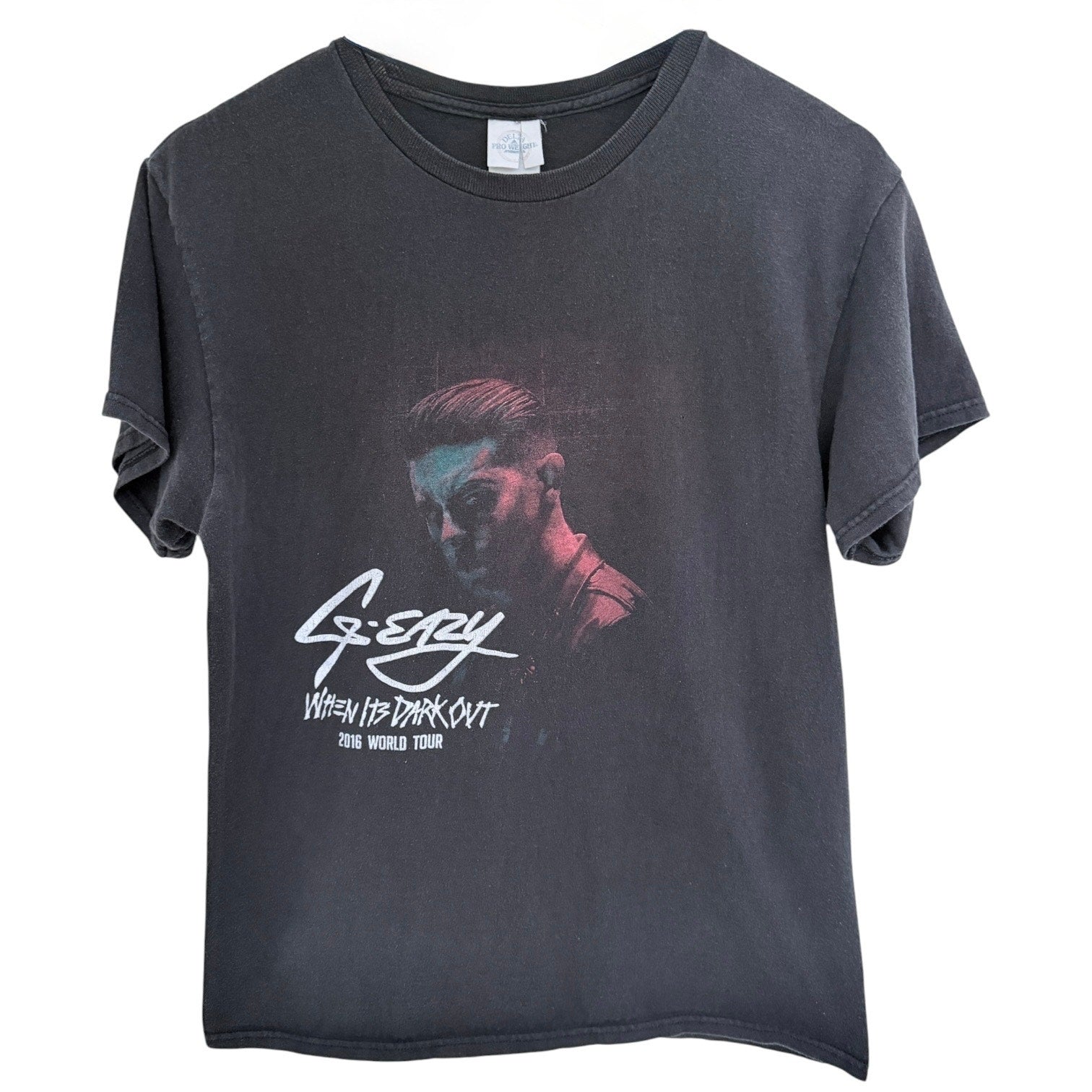 G-Eazy When Its Dark Out Tour T Shirt Mens Medium Black Rap Concert Tee 2016