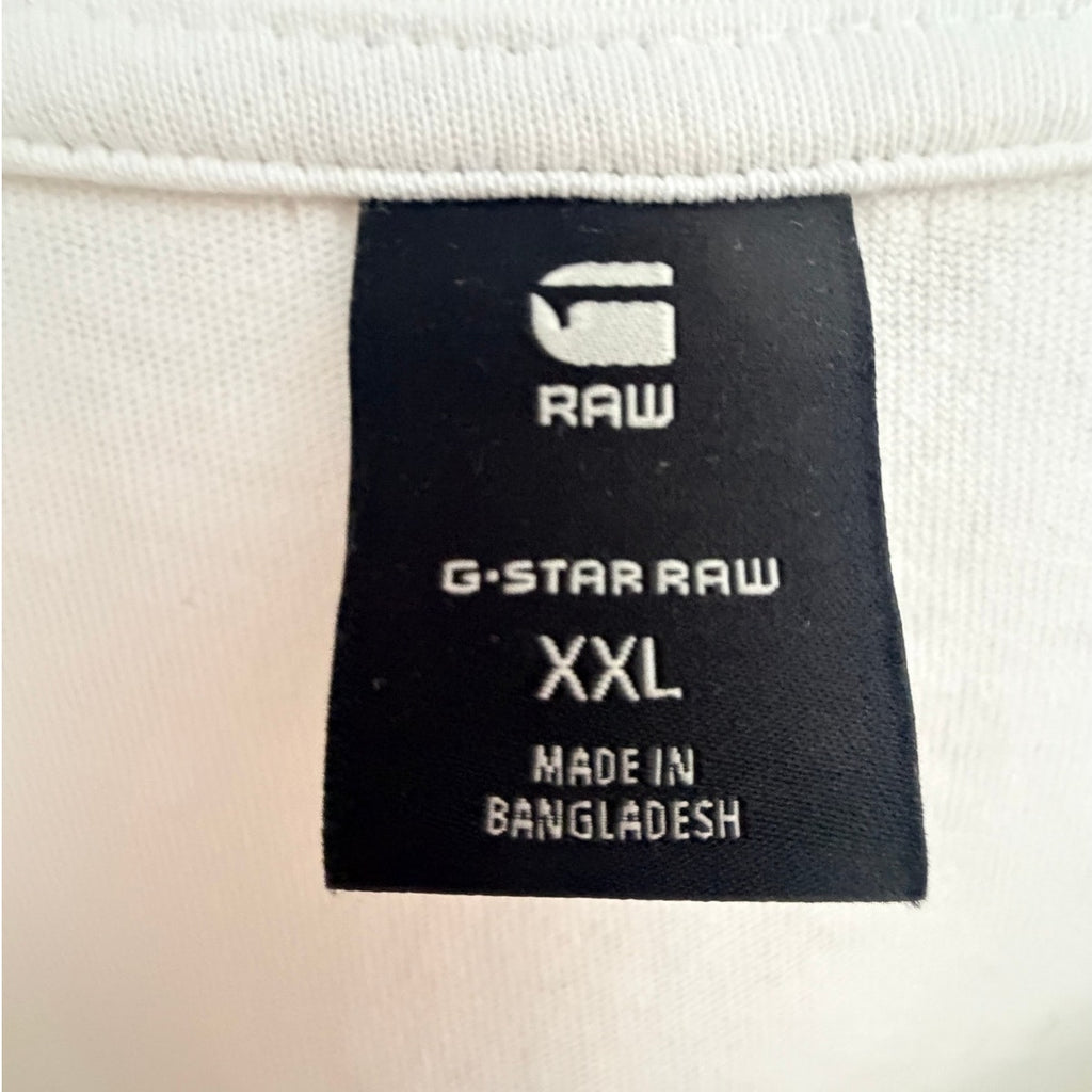 G-Star RAW Men's HQ Print Graphic T-Shirt 2XL White - product photo 3