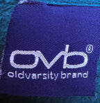 Old Varsity Brand Men's Teal Oregon Ducks Varsity Hooded Hoodie — brand label