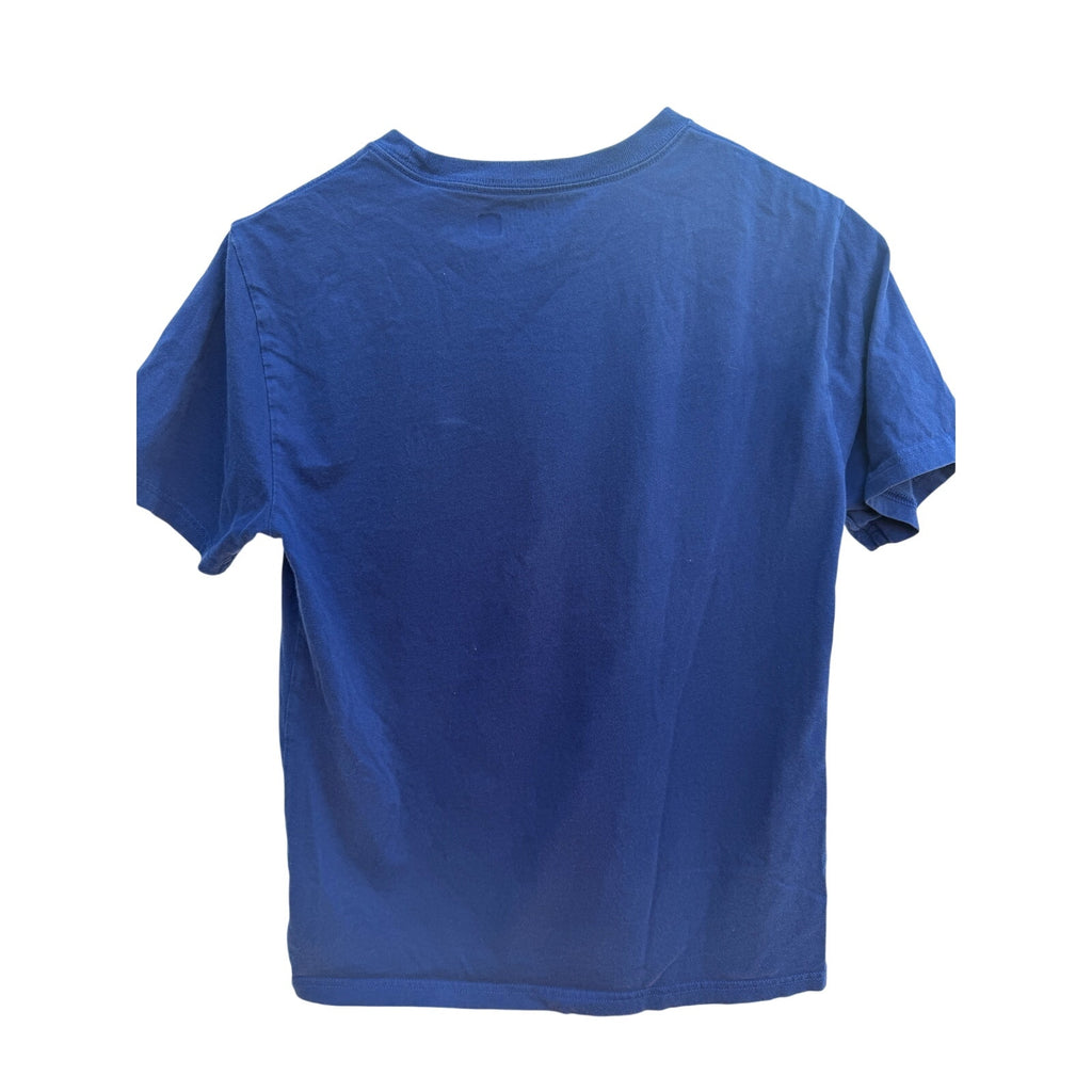 Polo Ralph Lauren Boys Large (14-16) Navy Blue Logo T-Shirt Gold Spellout