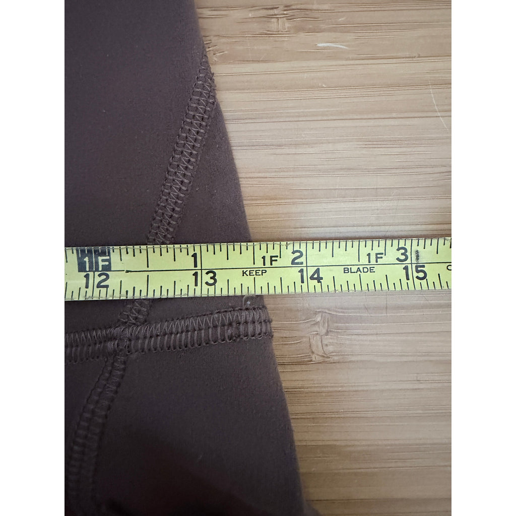 Lululemon High Rise Pocket Leggings Womens Brown 24 Inseam