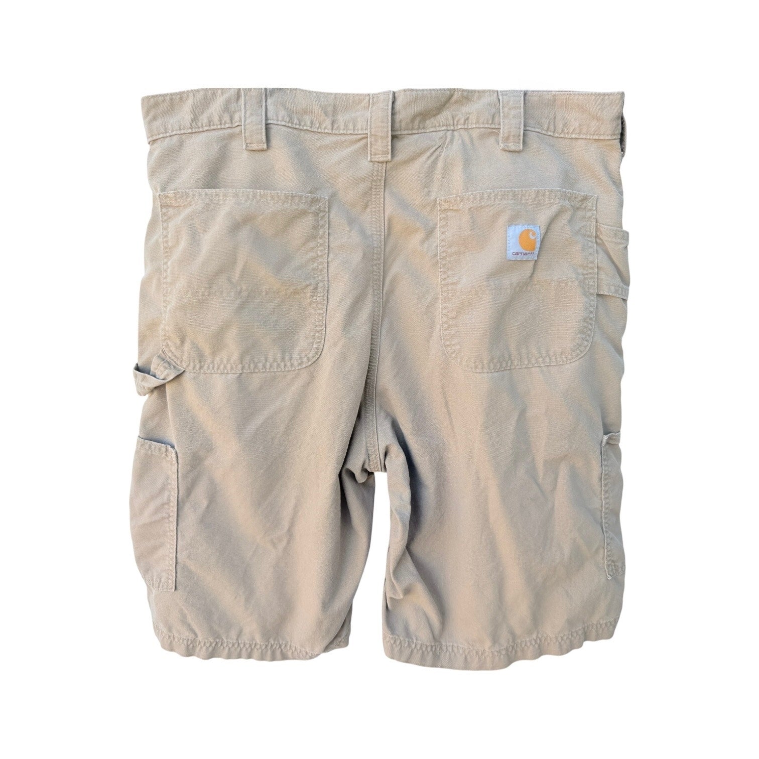 Carhartt Cargo Shorts Mens 36 Tan B147 Original Fit Workwear Utility Carpenter