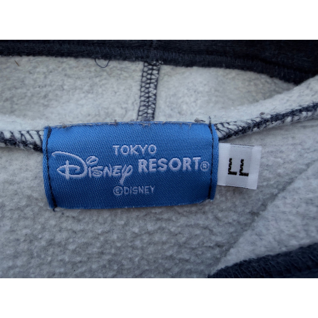Tokyo Disney Resort Hoodie Mens XL Blue Mickey Graphic Pullover Sweatshirt Japan