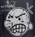 Tenth Series Men's Black Hoodie — view 3