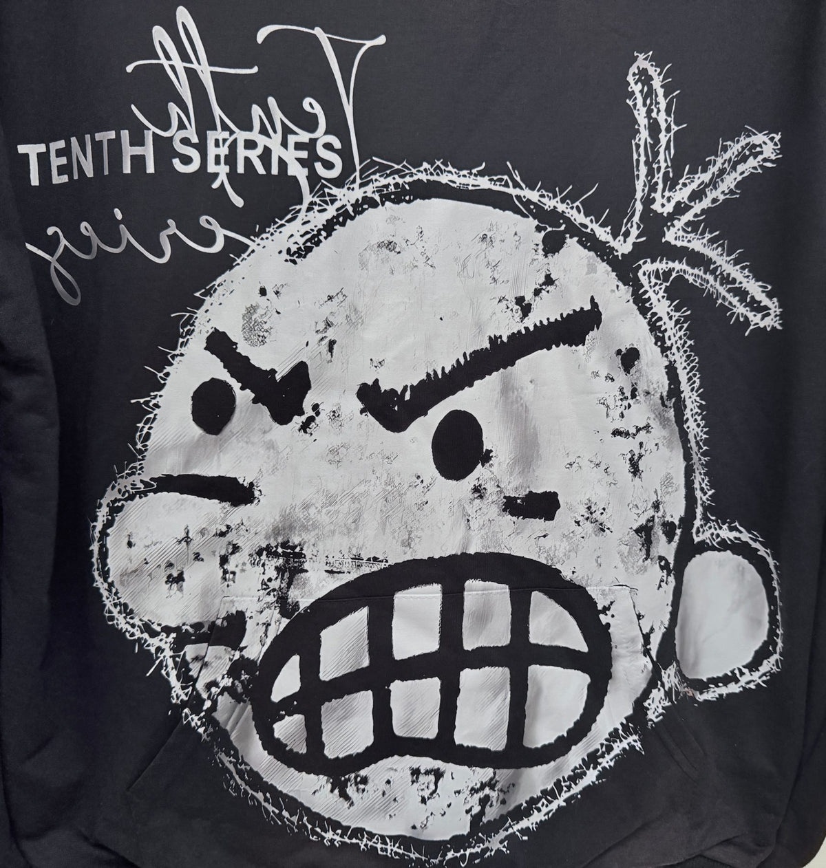 Tenth Series Men's Black Hoodie — view 3