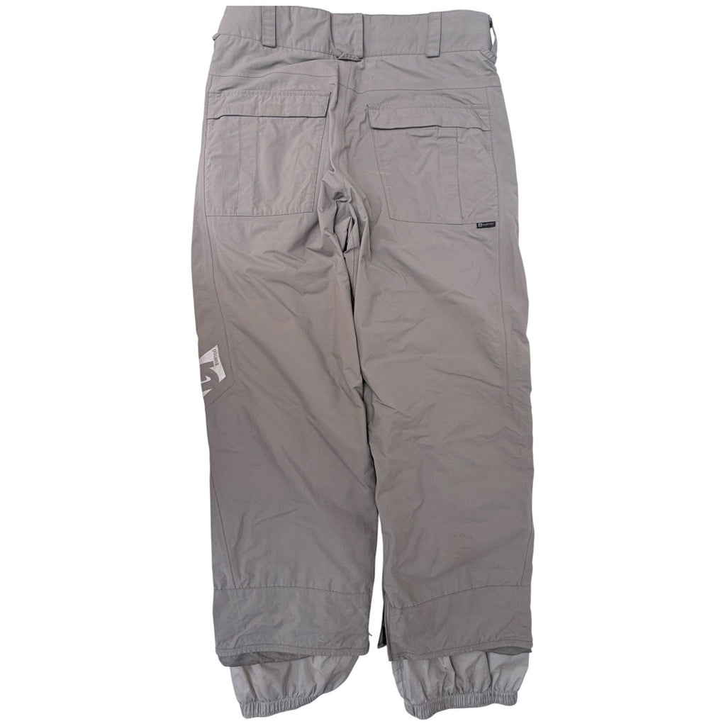 Burton Mens Snowboard Pants Large Beige Waterproof Insulated Ski Snow