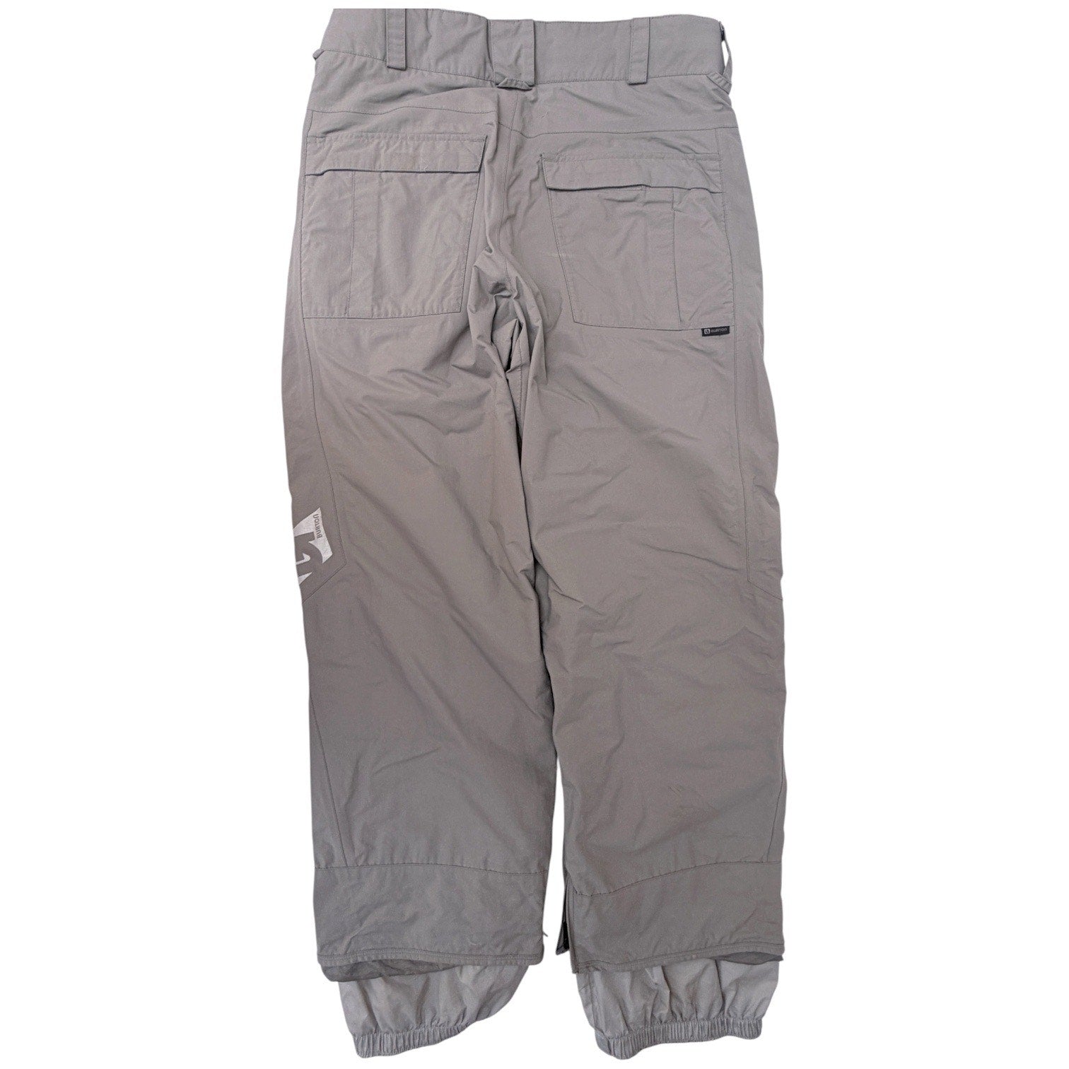 Burton Mens Snowboard Pants Large Beige Waterproof Insulated Ski Snow