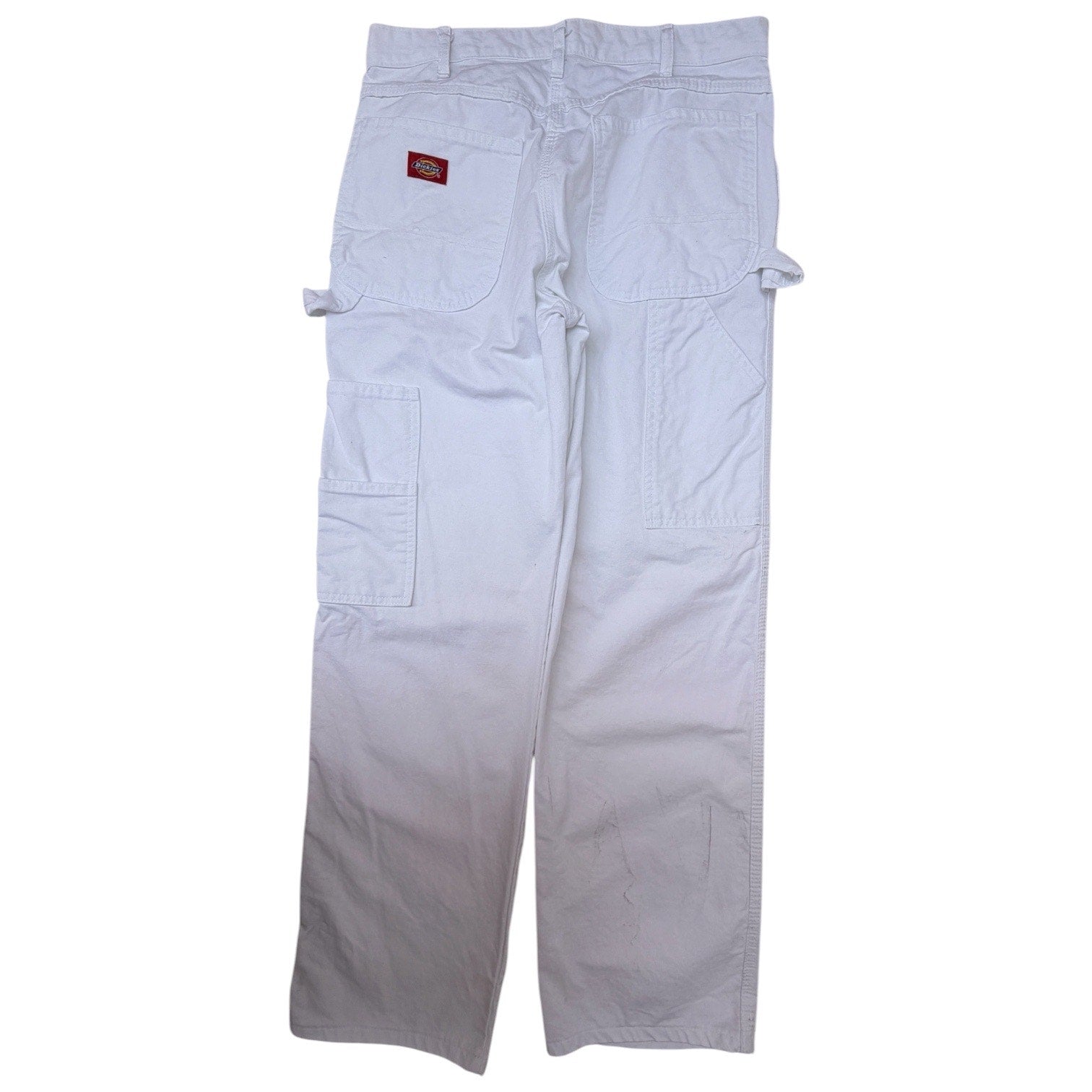 Dickies Carpenter Pants Mens 32x32 White Workwear Utility Straight