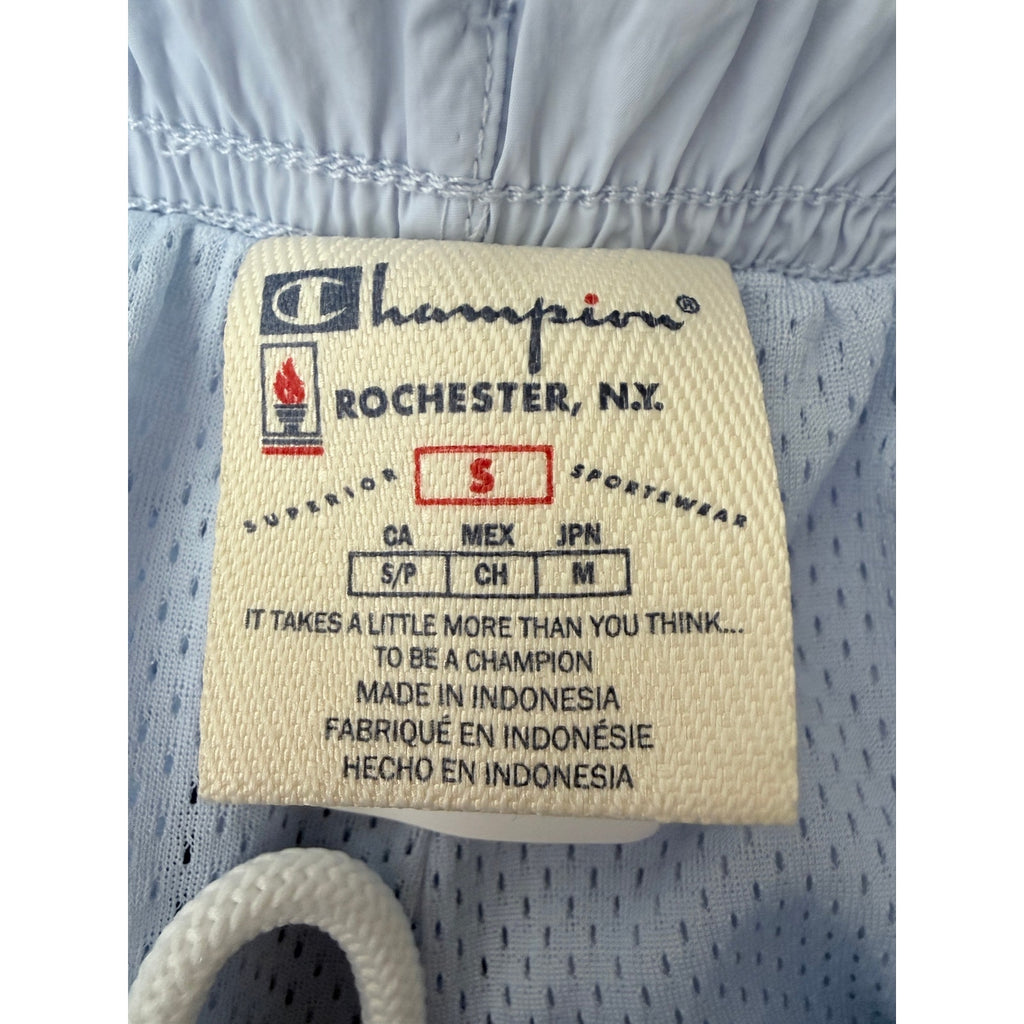 Champion Rochester Mens Small Light Blue Running Shorts Athletic