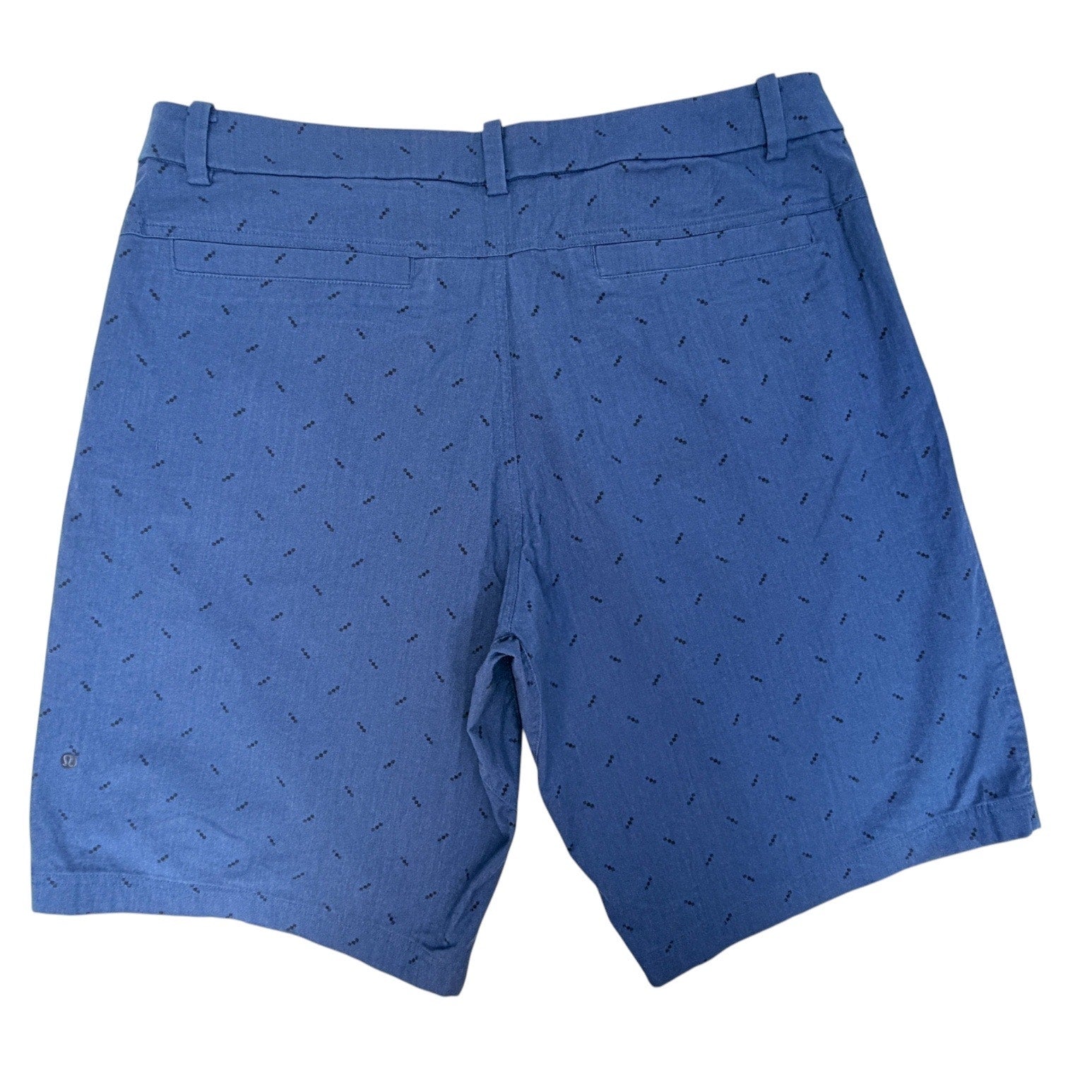 Lululemon Mens Shorts 38 Blue Performance Athletic Casual Stretch Shorts