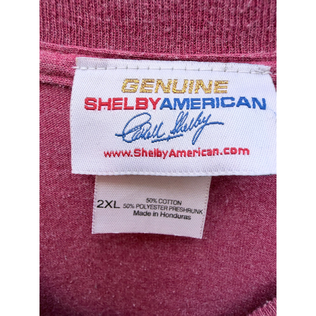Shelby American T Shirt Mens 2XL Red Logo Graphic Automotive Tee