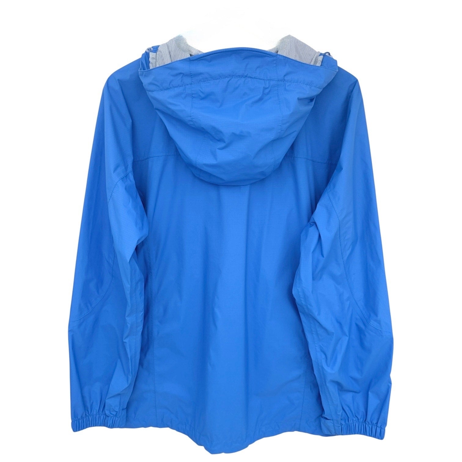 L.L.Bean Rain Jacket Womens Large Blue Hooded Outdoor Shell Coat