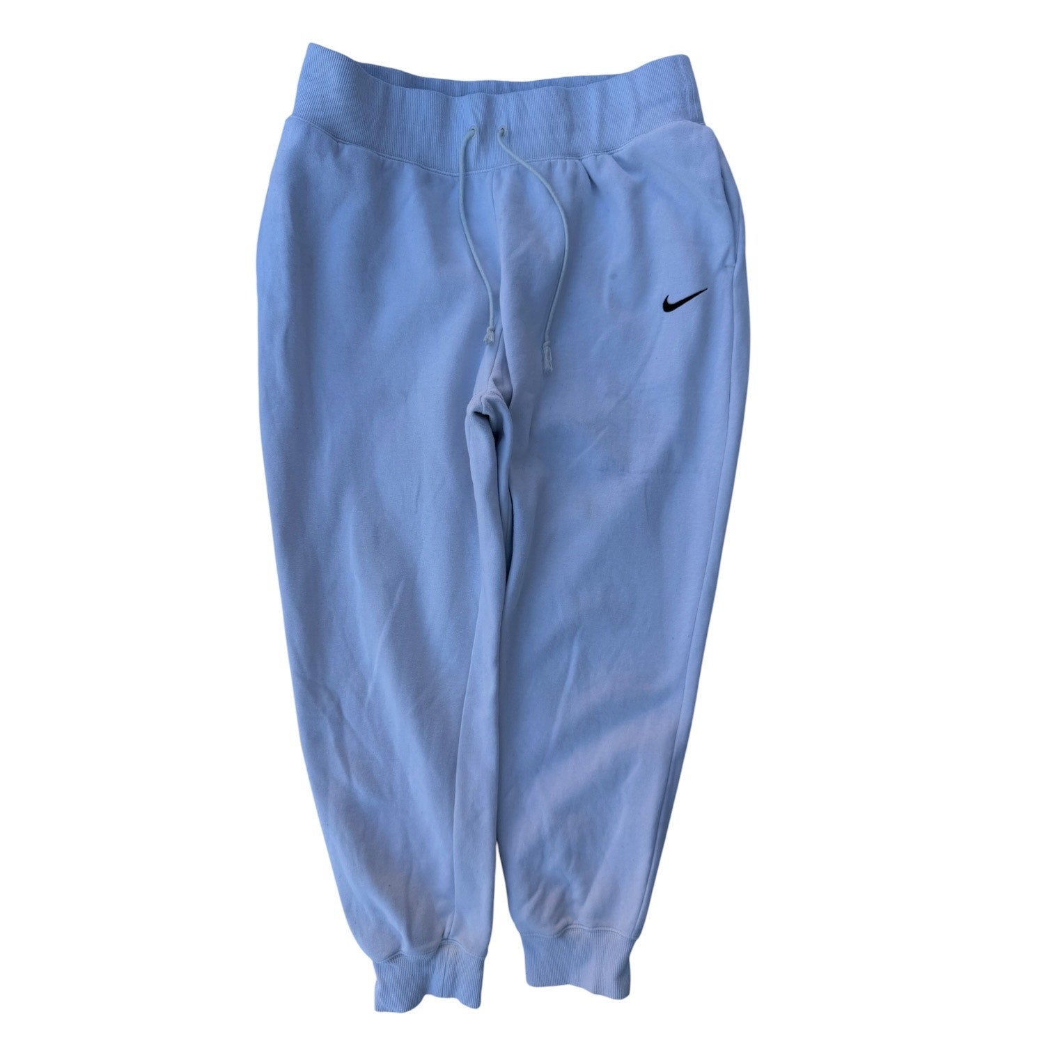 Nike Sweatpants Mens XL White Joggers Swoosh Fleece Lounge Athletic