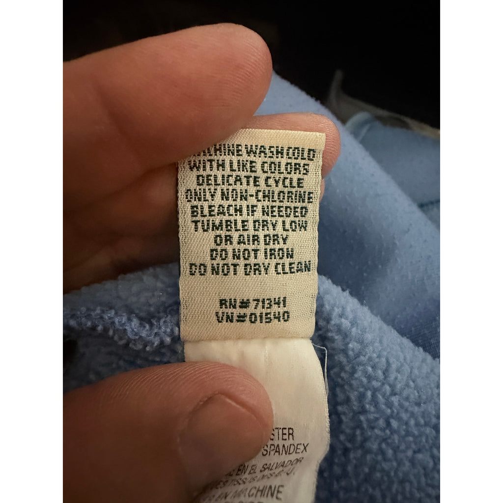 L.L.Bean Women's Blue Full Zip Fleece Jacket Medium Soft Outdoor Layer