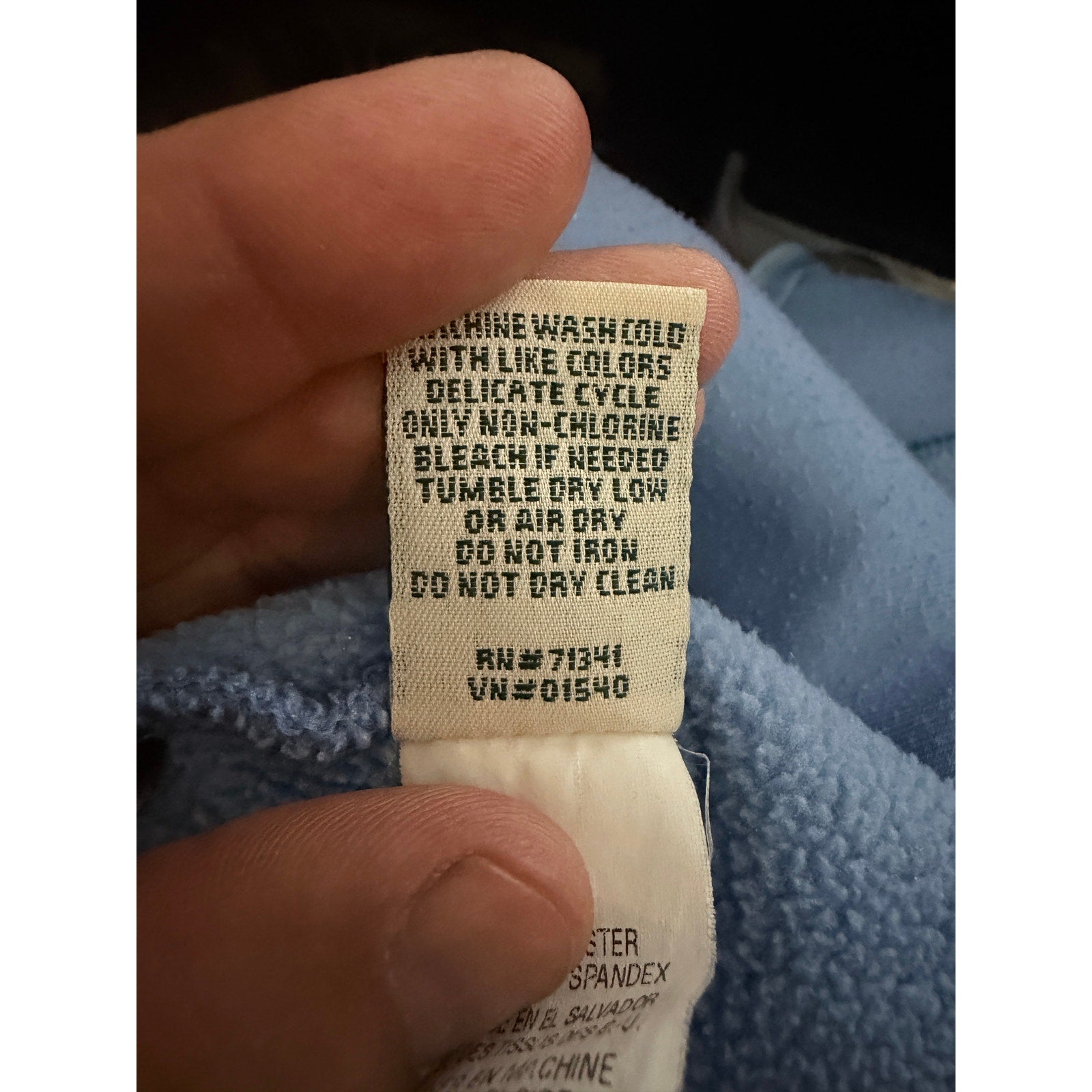 L.L.Bean Women's Blue Full Zip Fleece Jacket Medium Soft Outdoor Layer