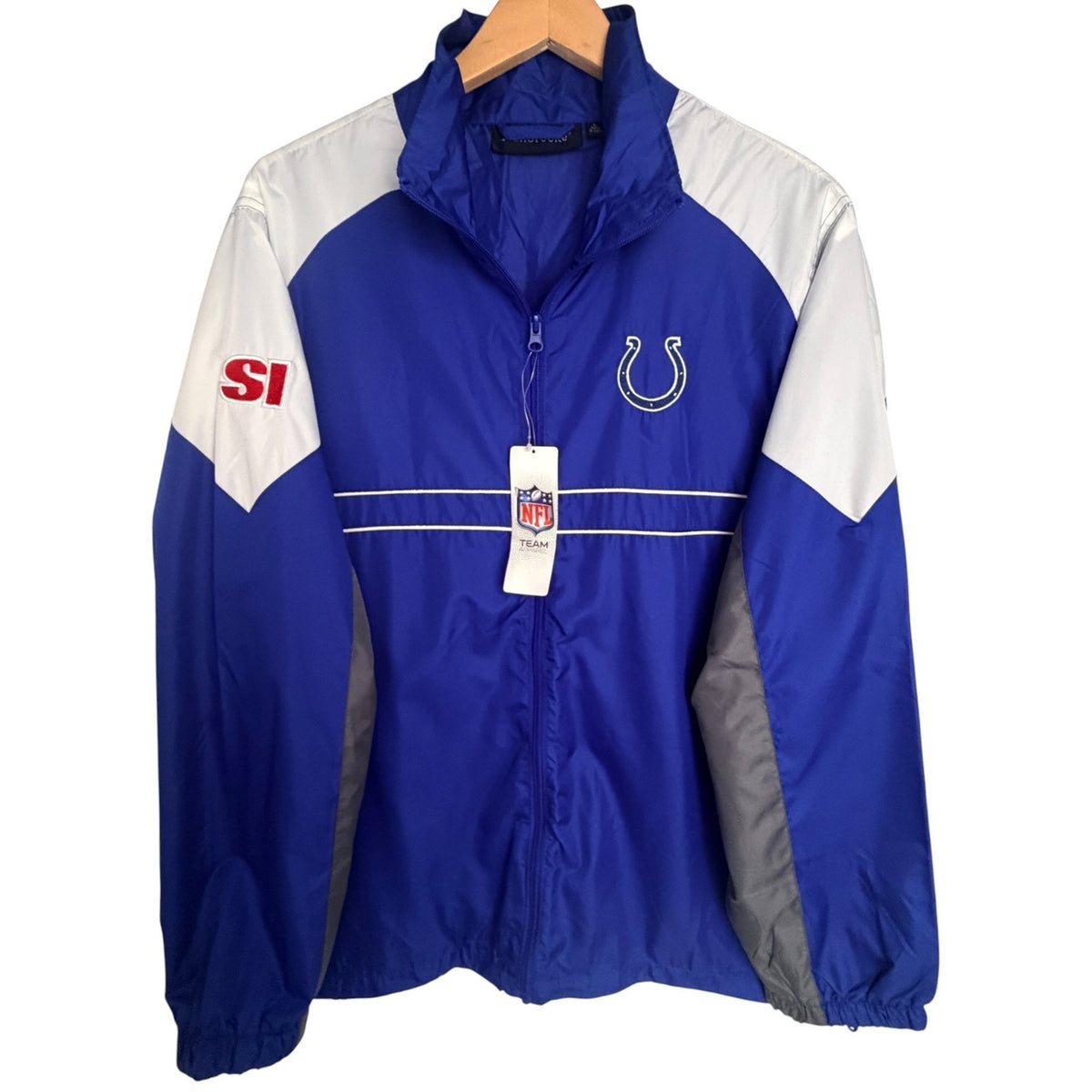 Dunbrooke Blue White Indianapolis Colts NFL NWT Jacket - Men's L