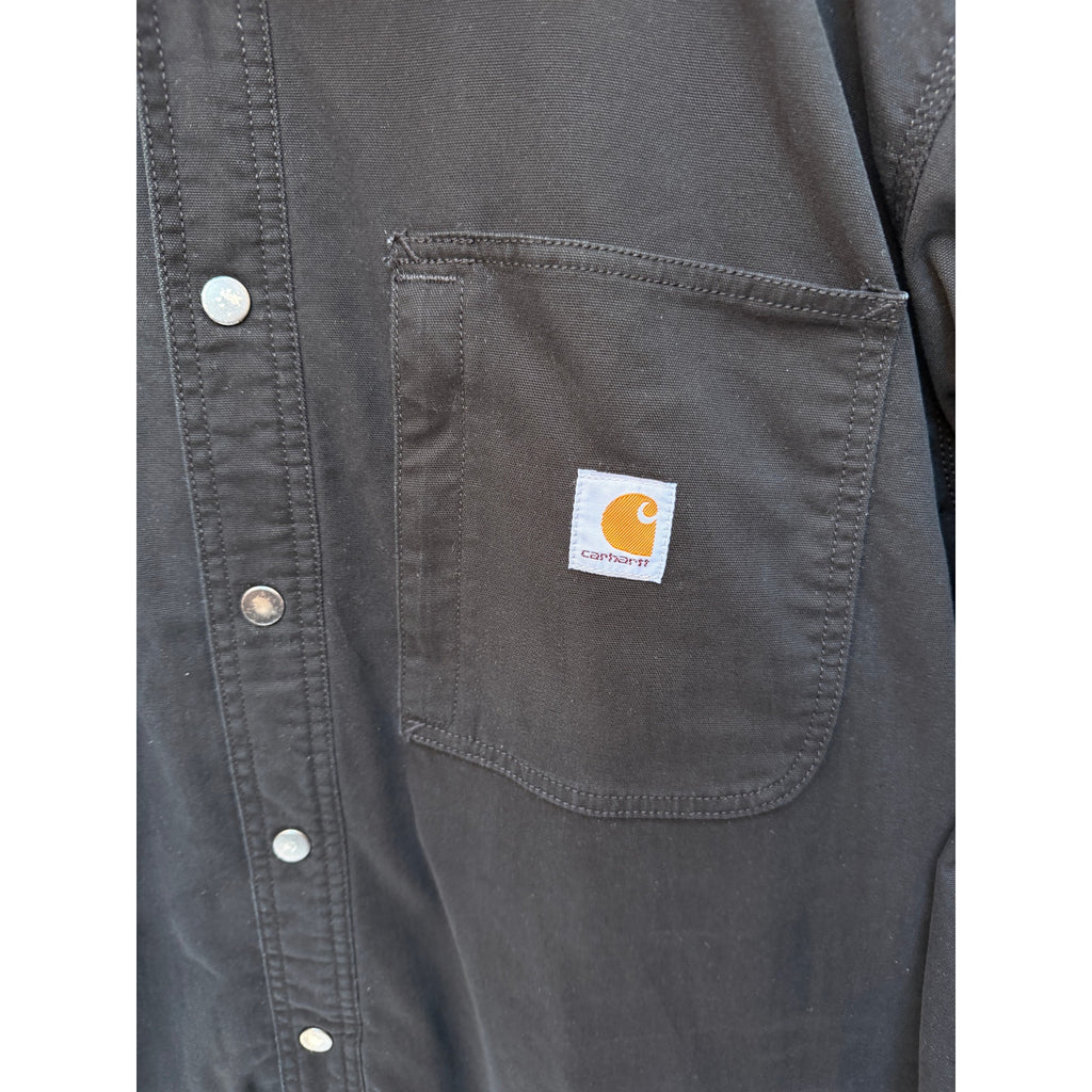 Carhartt Rugged Flex Jacket Mens 3XL Black Workwear Heavy Duty Utility Coat