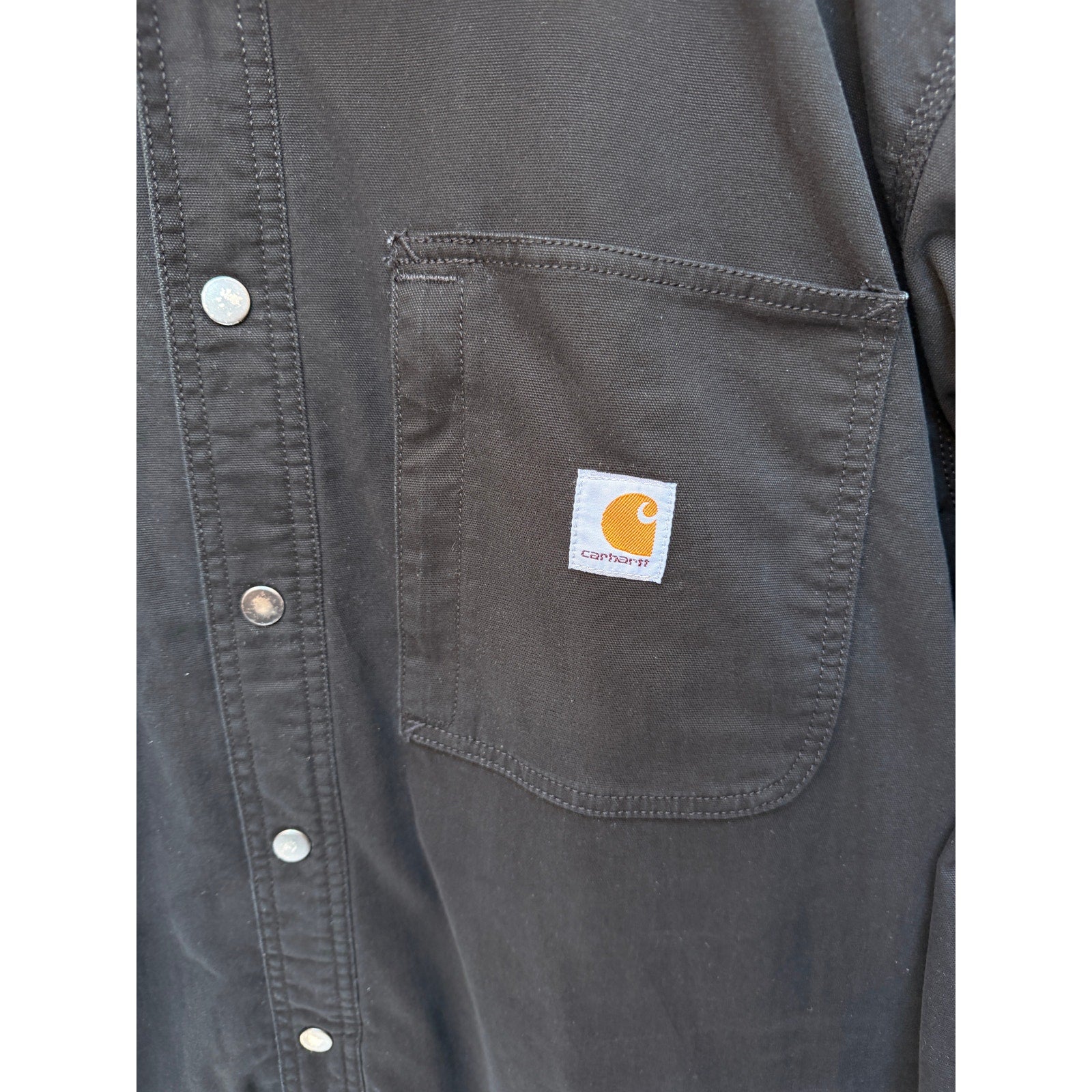 Carhartt Rugged Flex Jacket Mens 3XL Black Workwear Heavy Duty Utility Coat