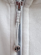 Lululemon Women's White Half-Zip Oversized Hooded Hoodie — view 4