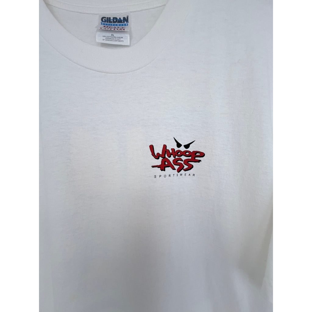 Vintage 1997 Shut The Hell Up T Shirt Mens XL White Graphic Humor Tee