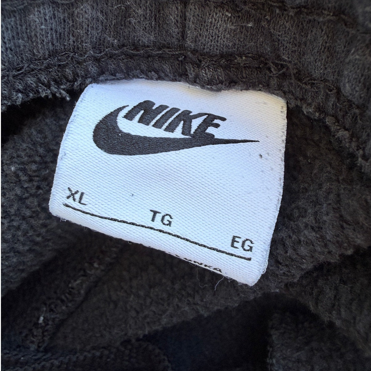 Nike Sweatpants Mens XL Black Athletic Jogger Swoosh Fleece Training Pants