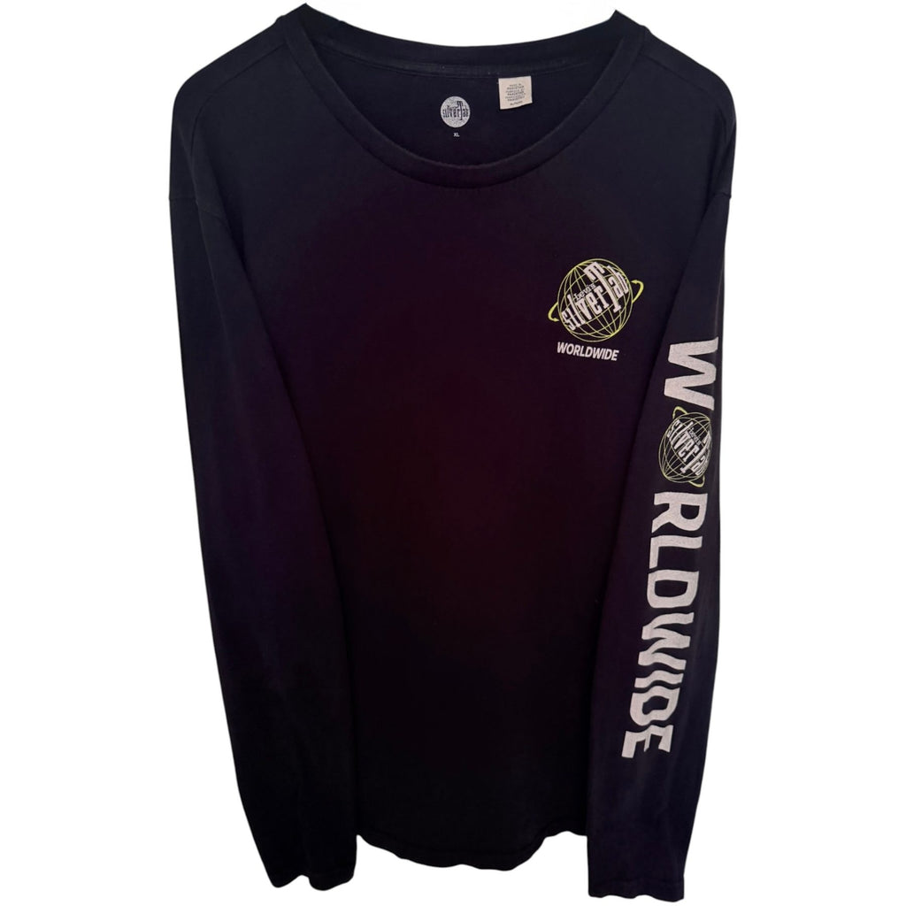 Levi's Men's Black Oversized Crewneck T-Shirt — front view