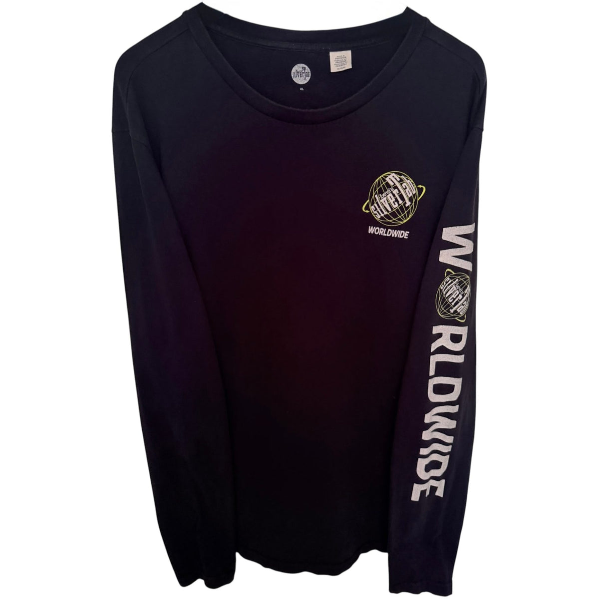 Levi's Men's Black Oversized Crewneck T-Shirt — front view