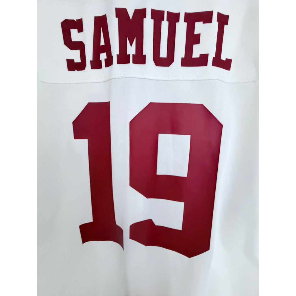 Nike San Francisco 49ers Deebo Samuel 19 NFL On Field Jersey Mens Large White
