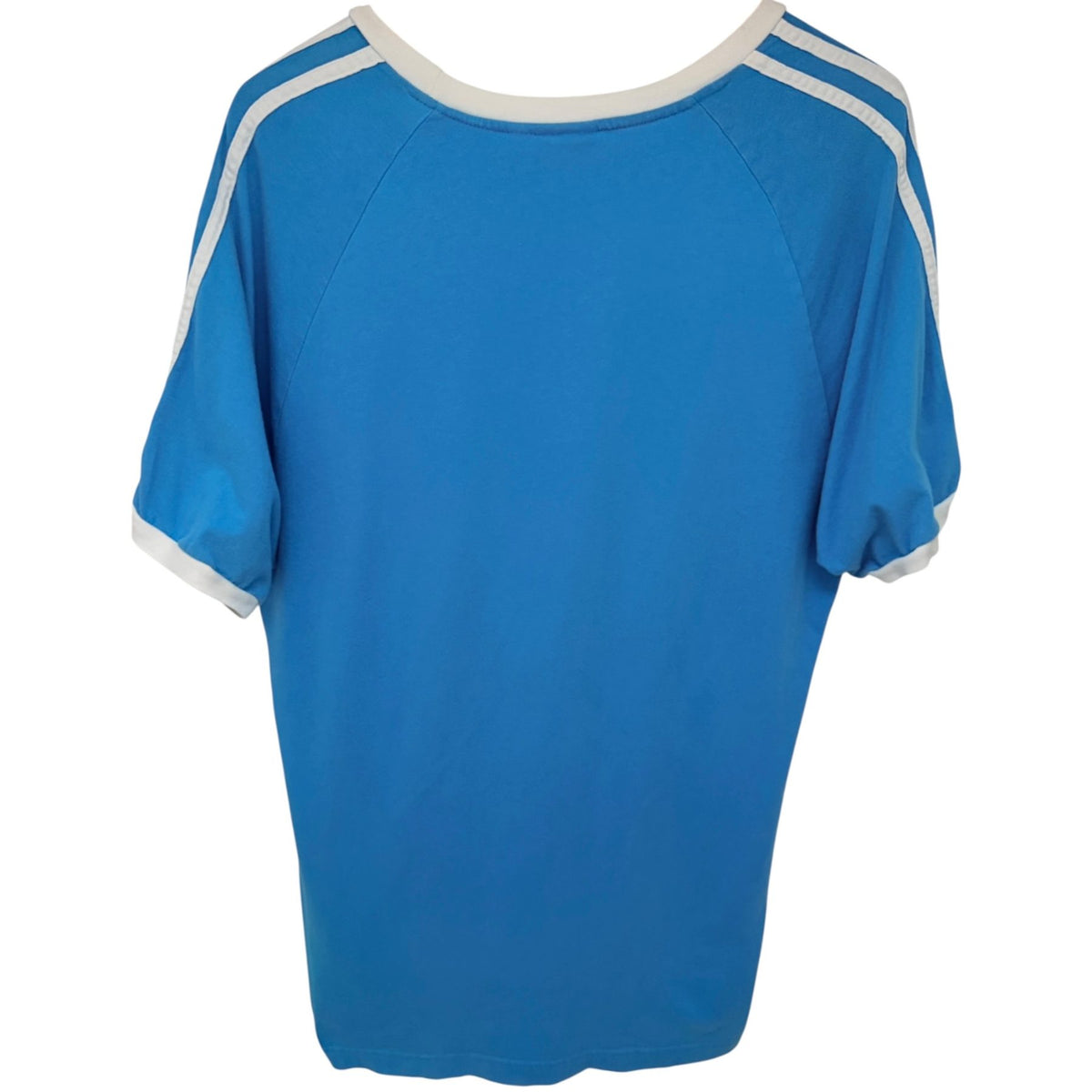adidas Men's Blue Rugby Raglan T-Shirt — back view
