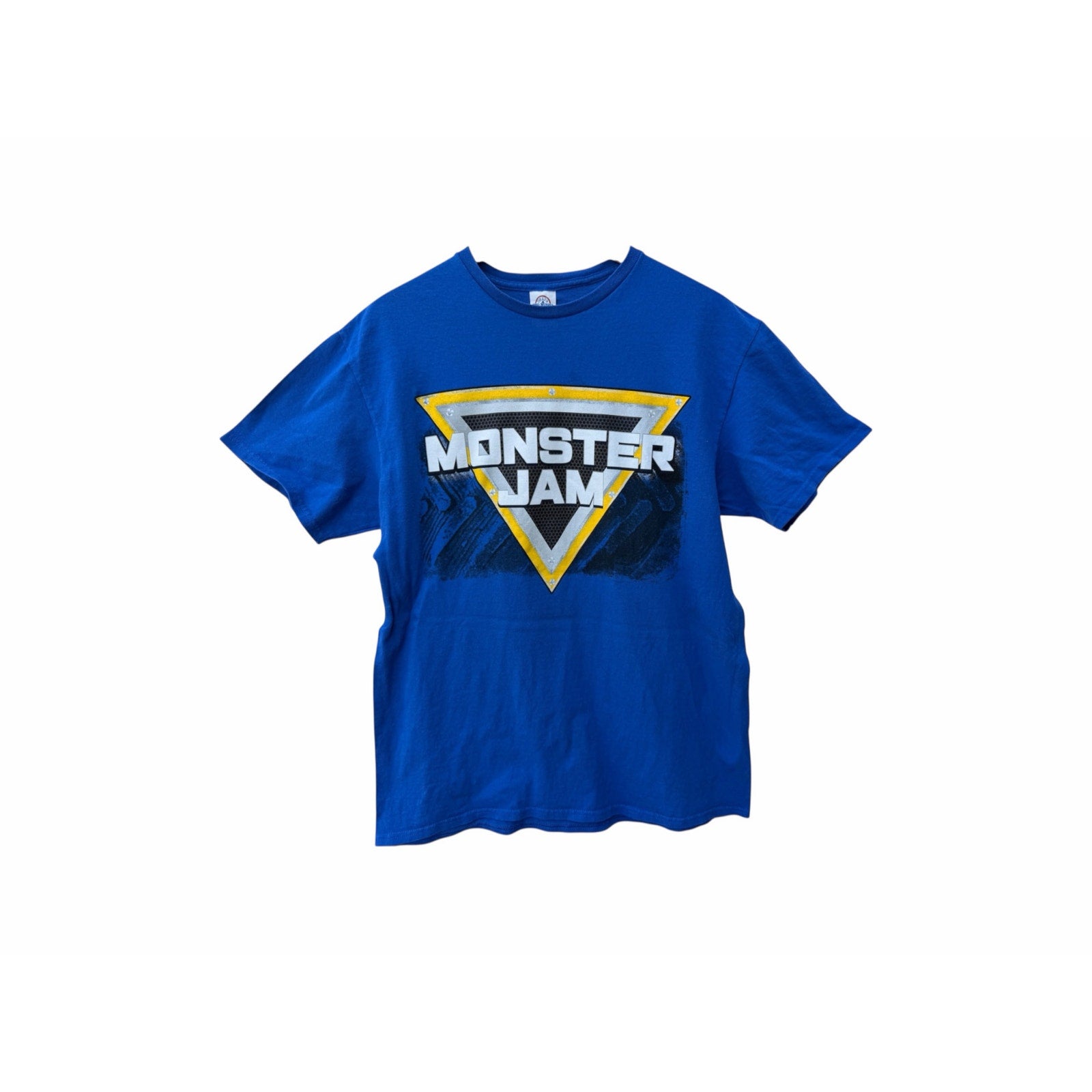 Monster Jam Blue Graphic T Shirt Large Delta Pro Weight
