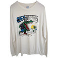 Vintage Northern Isles Ski Print Sweatshirt Mens Large Blue Graphic