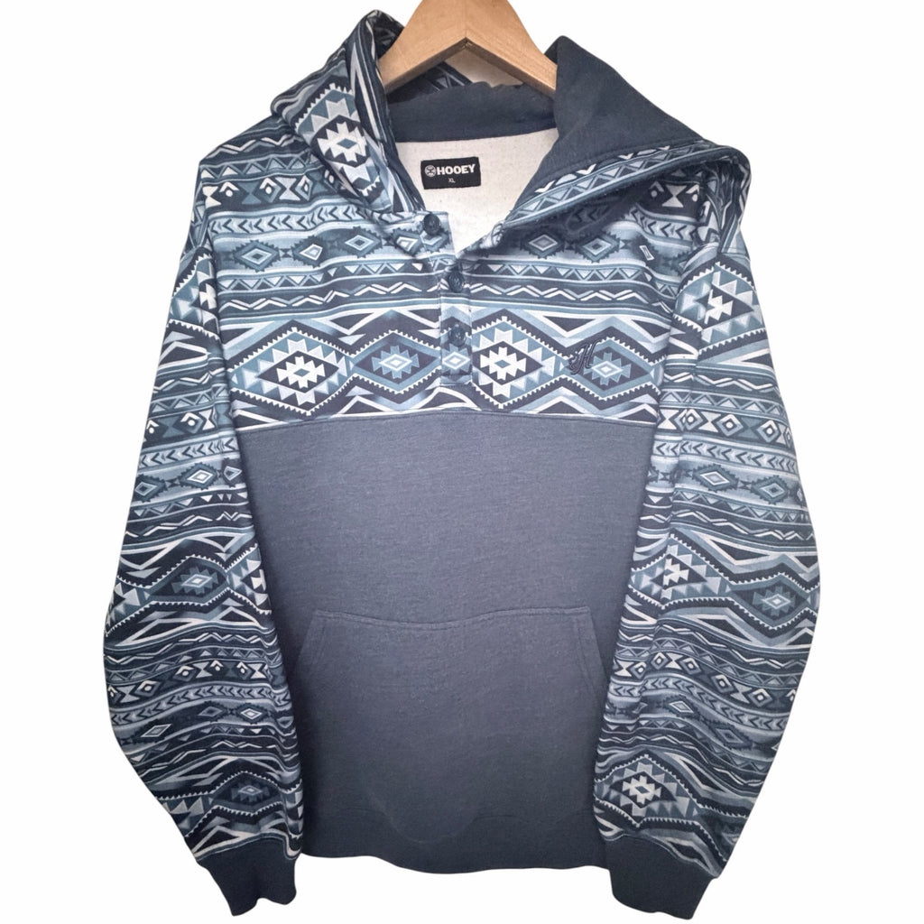 HOOEY Southwest Aztec Hoodie Mens XL