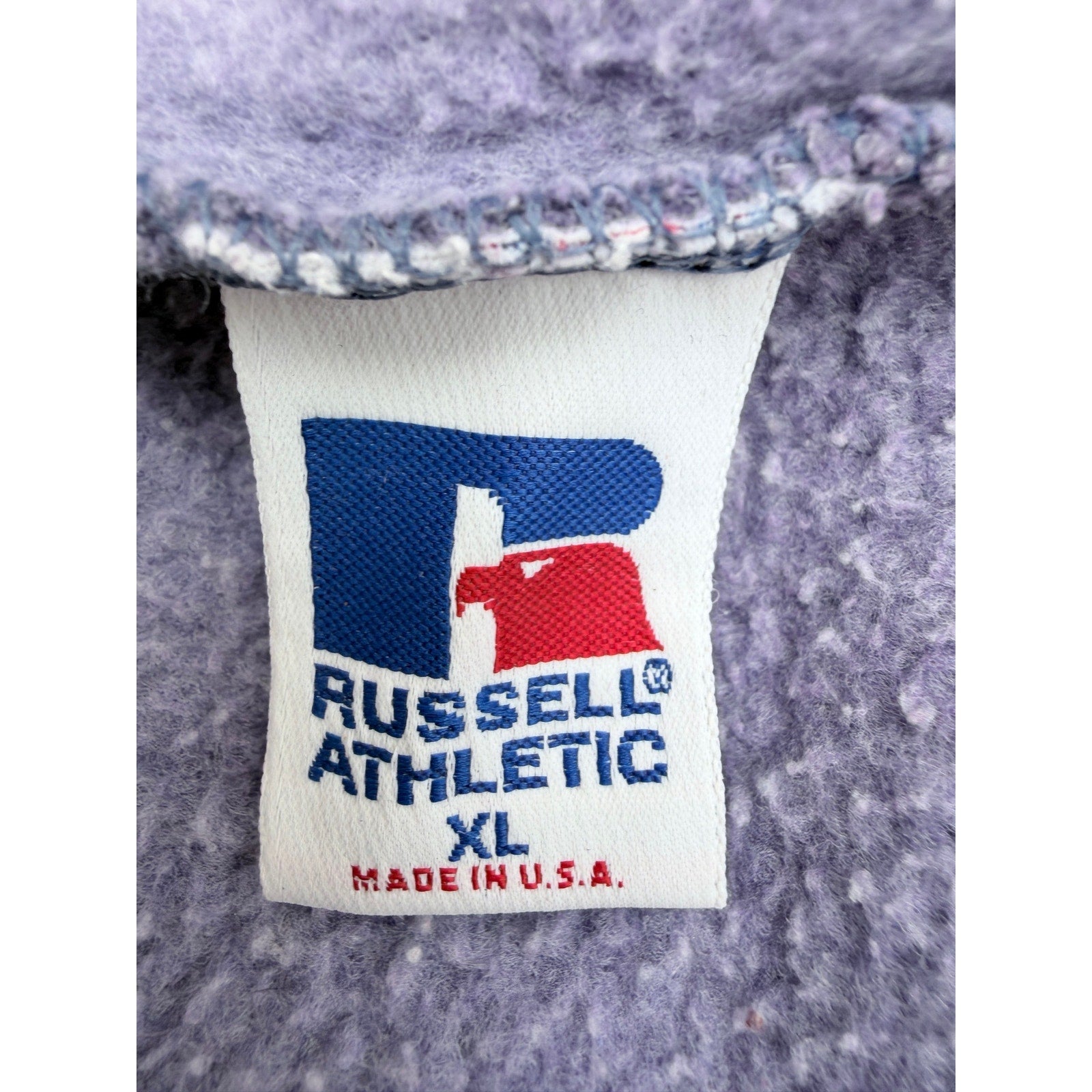 Russell Athletic Sweatpants Mens XL Purple Made In USA Vintage Fleece Joggers