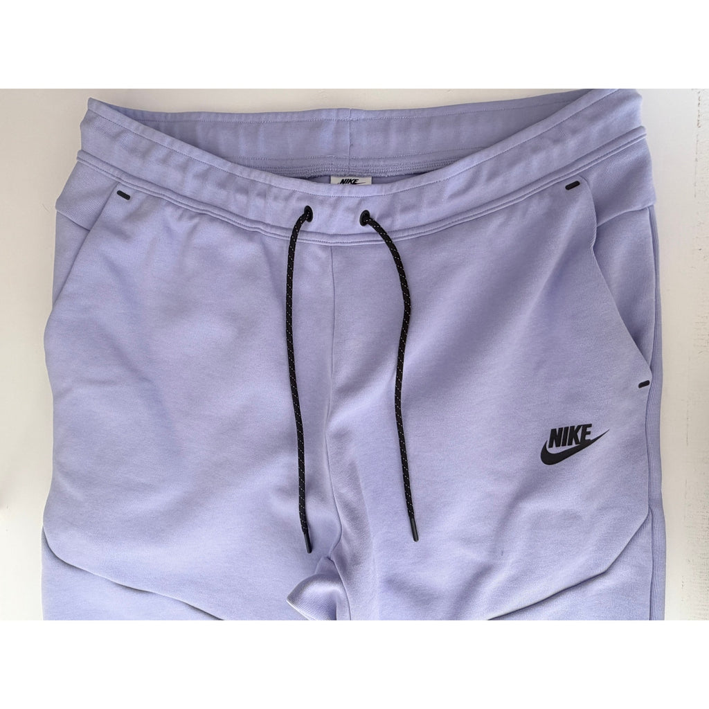 Nike Mens Large Lavender Jogger Sweatpants Athletic Fleece Swoosh