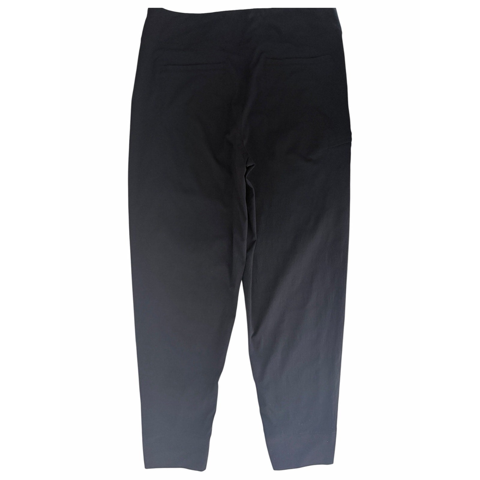 Athleta Womens Medium Black Athletic Pants Zip Pocket Tapered Stretch