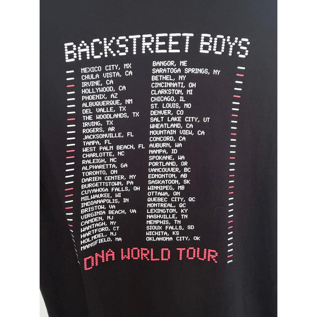 Backstreet Boys Band T Shirt Mens Large Black BSB 2022 Graphic Concert Tee