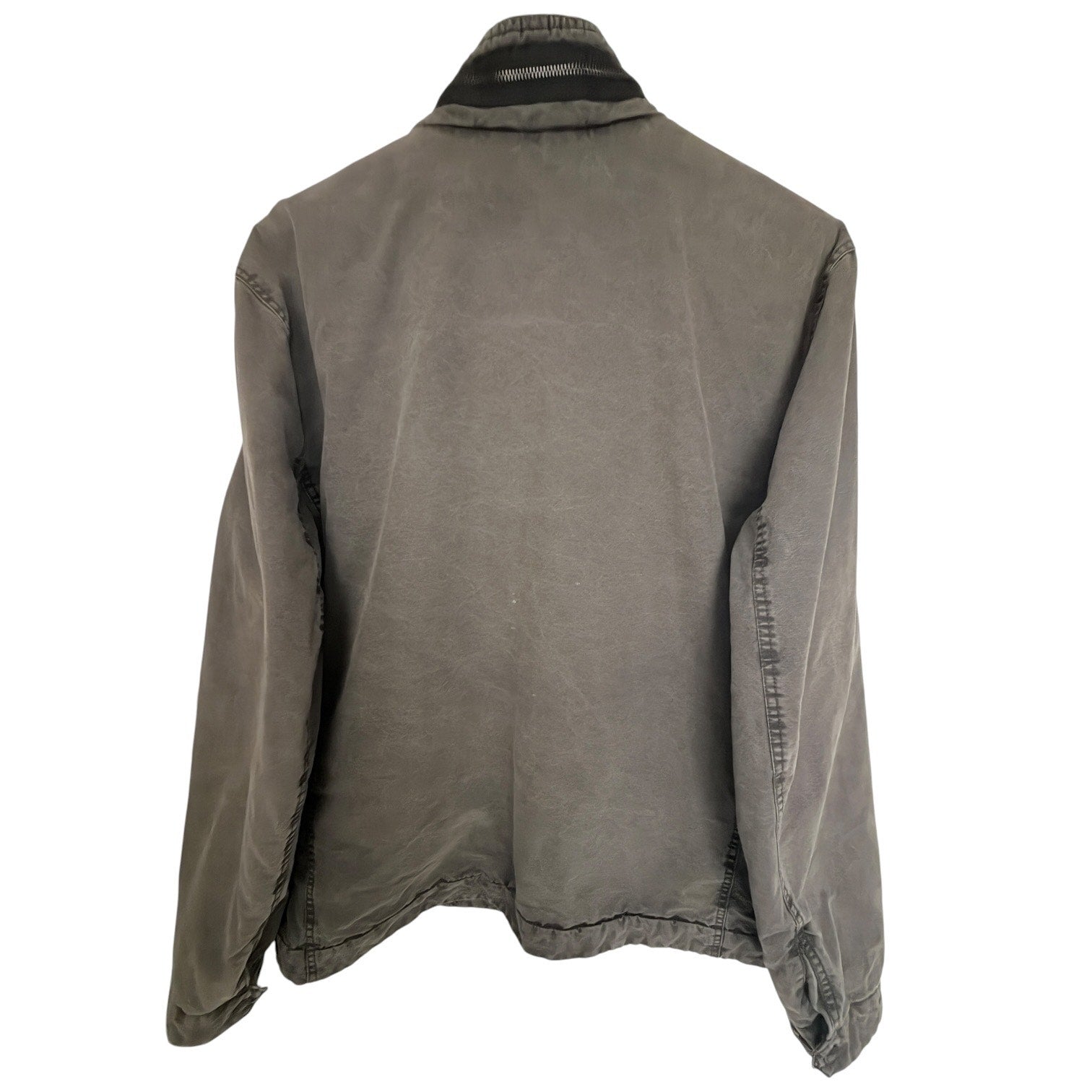 Levi Strauss Military Field Jacket Men Large Olive Green Cotton Full Zip Utility