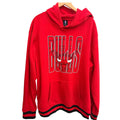 Chicago Bulls NBA Pullover Hoodie Mens XXL Red Team Logo Sweatshirt