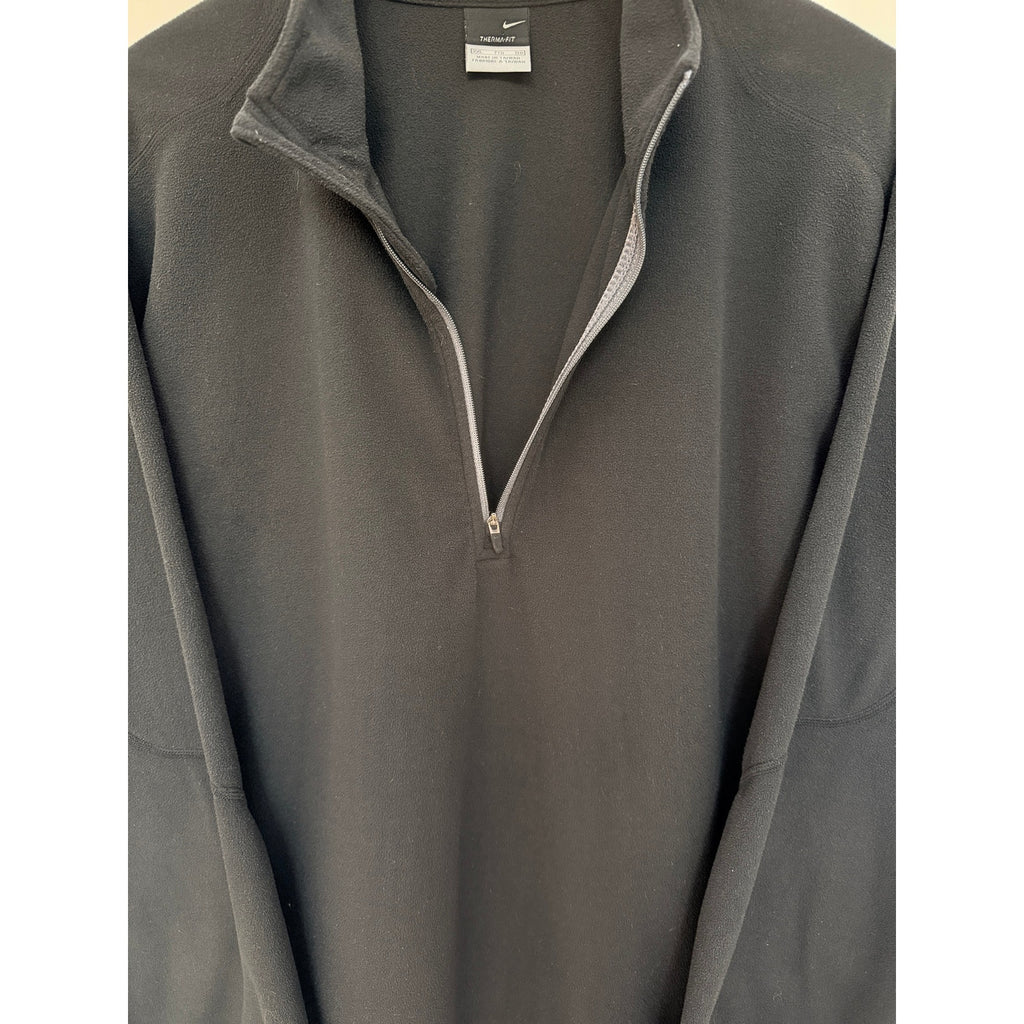 Nike Dri Fit Quarter Zip Pullover Mens Medium Black Fiesta Bowl Athletic