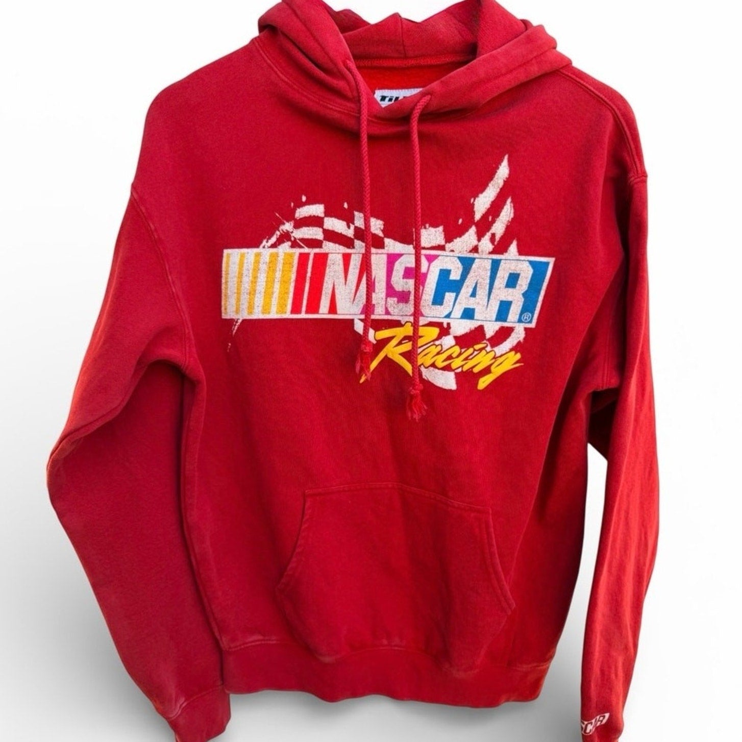 NASCAR Racing Graphic Hoodie Tillys Mens S Red Motorsports Sweatshirt