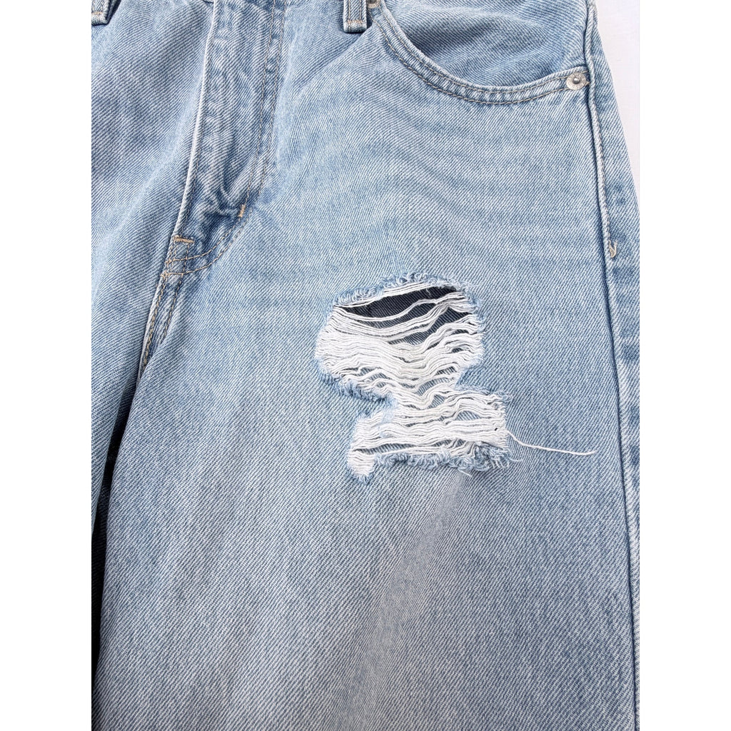 Levi’s Distressed Jeans Womens 26 Light Wash Baggy Skater Denim Pants