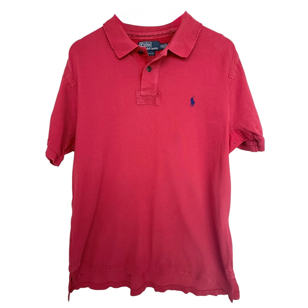 Polo Ralph Lauren Polo Shirt Mens XL Red Custom Fit Pony Logo