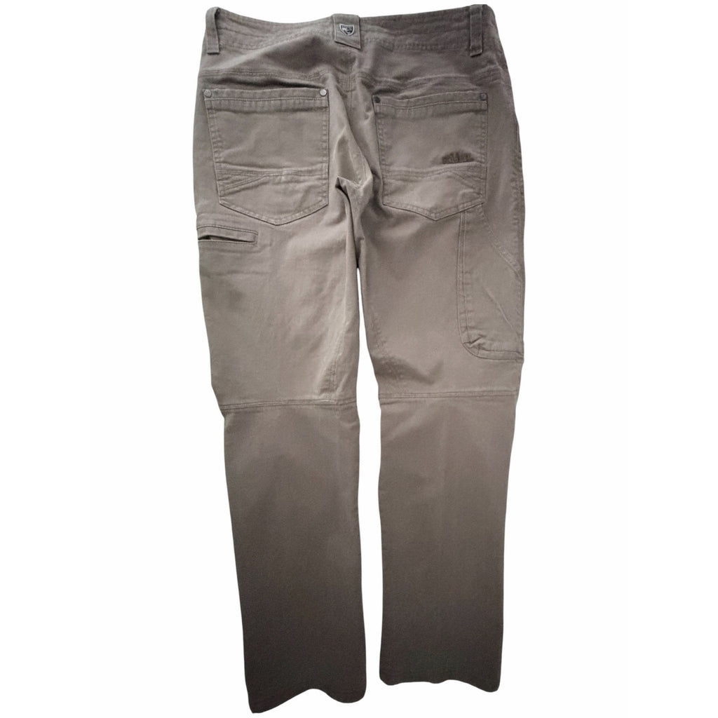 KÜHL Men's Hiking Cargo Pants 31x30 Khaki Outdoor Trail Utility