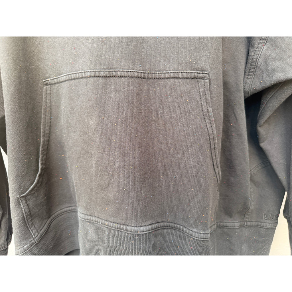 Lululemon Pullover Hoodie Black Faded Minimalist Sweatshirt Womens S