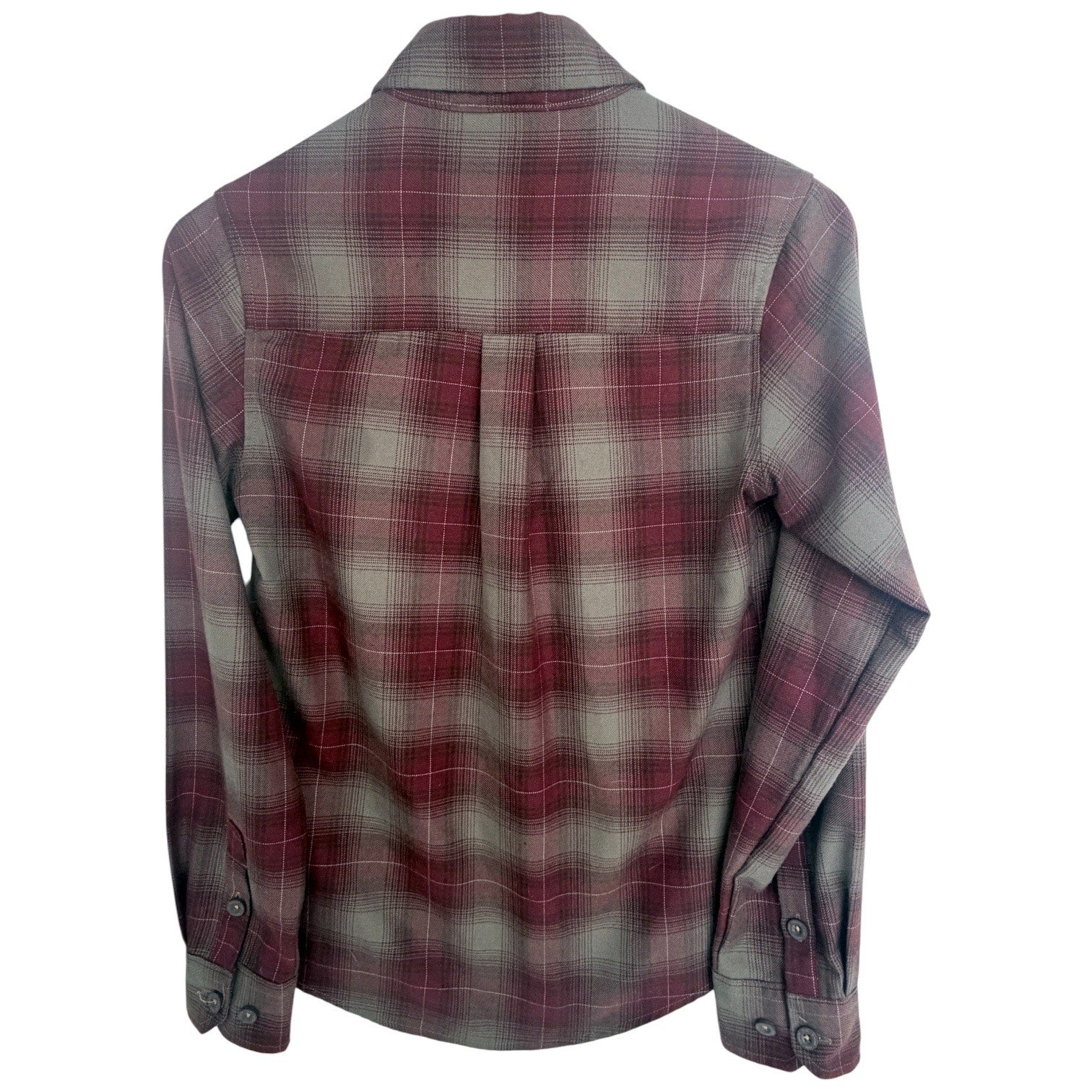 Dixxon The Juarez Flannel Shirt Womens Small Plaid Snap Front