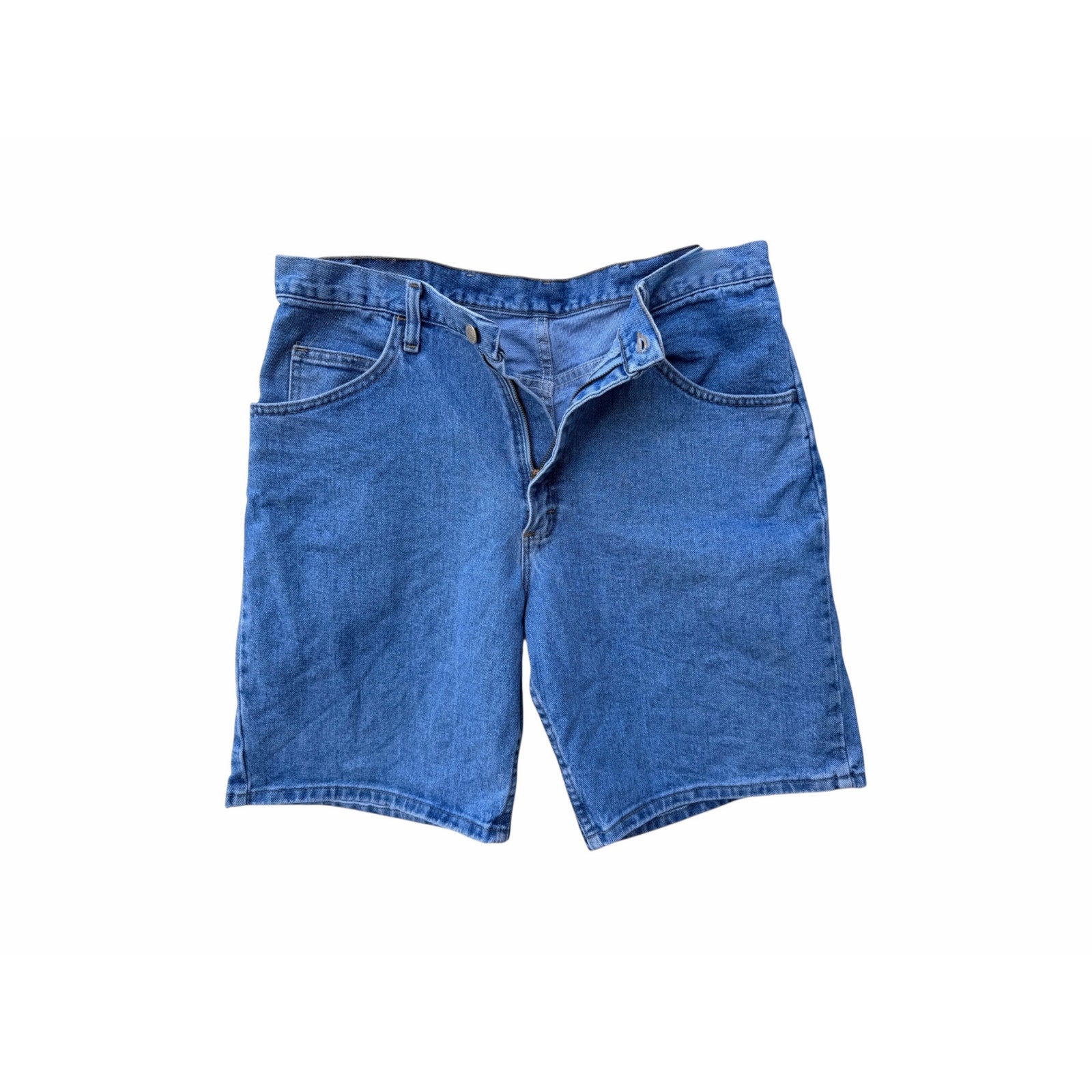 vintage 2000s Wrangler Originals light blue jorts