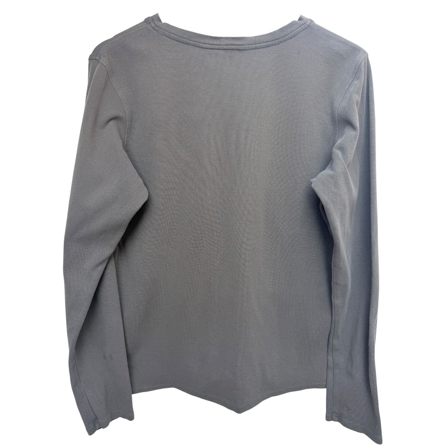 Patagonia Womens Large Organic Cotton Long Sleeve Gray Minimalist Outdoor Shirt