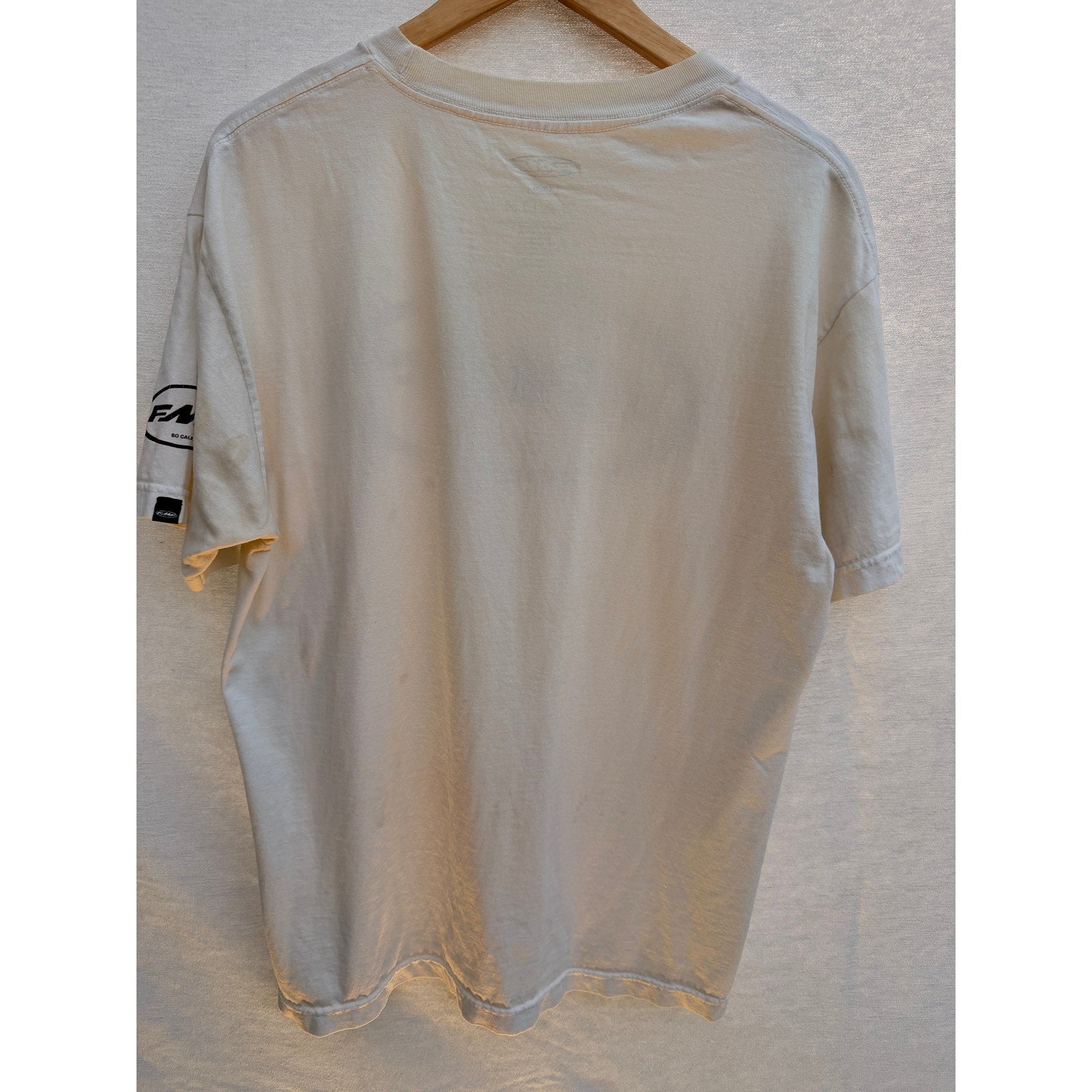 FMF So Cal Graphic T-Shirt Men’s Large Cream 100% Cotton Made in Mexico