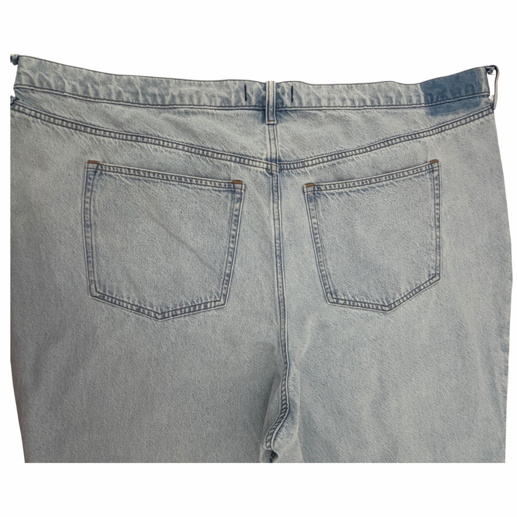 Abercrombie Women's High-Rise Wide-Leg Jeans 22S Light Wash