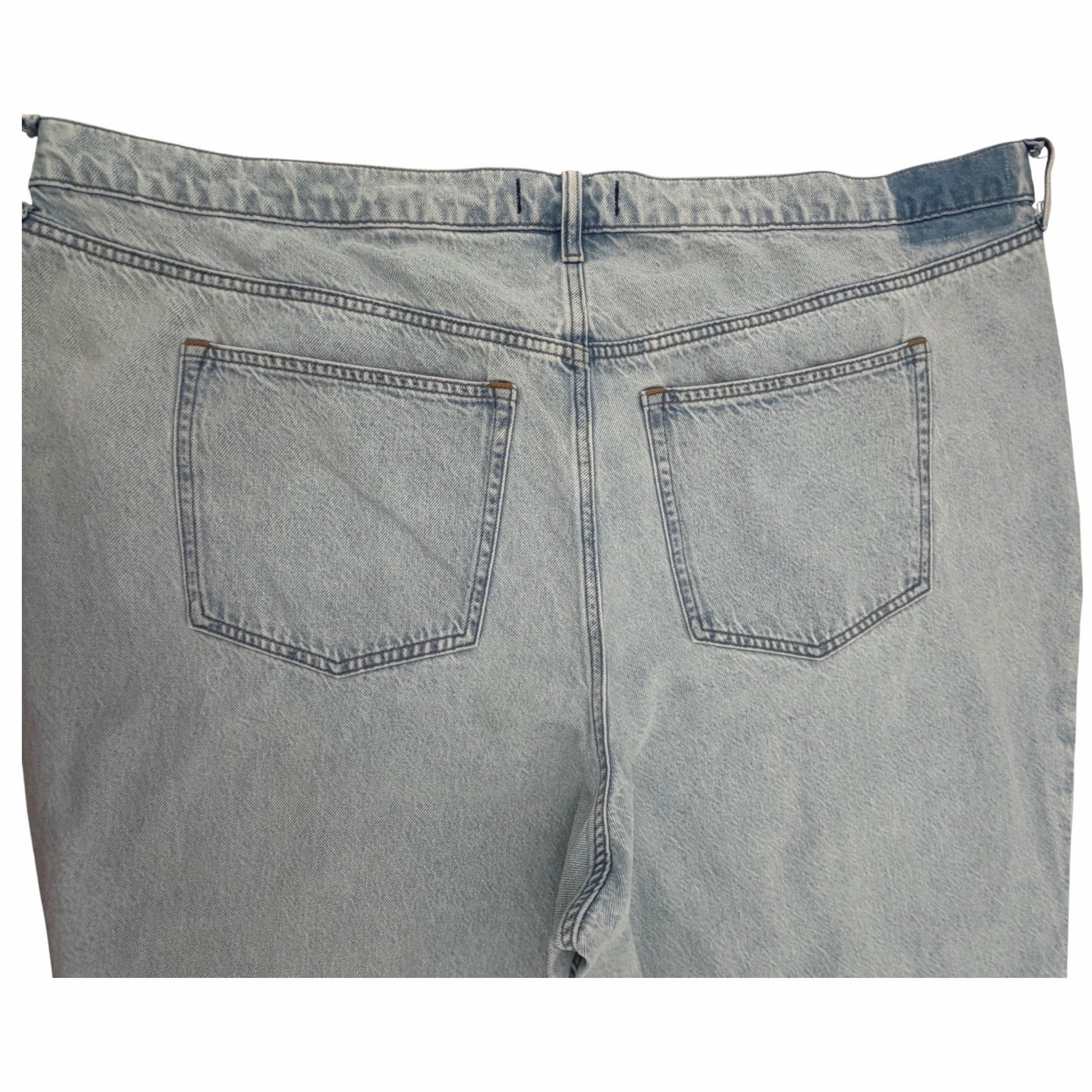 Abercrombie Women's High-Rise Wide-Leg Jeans 22S Light Wash